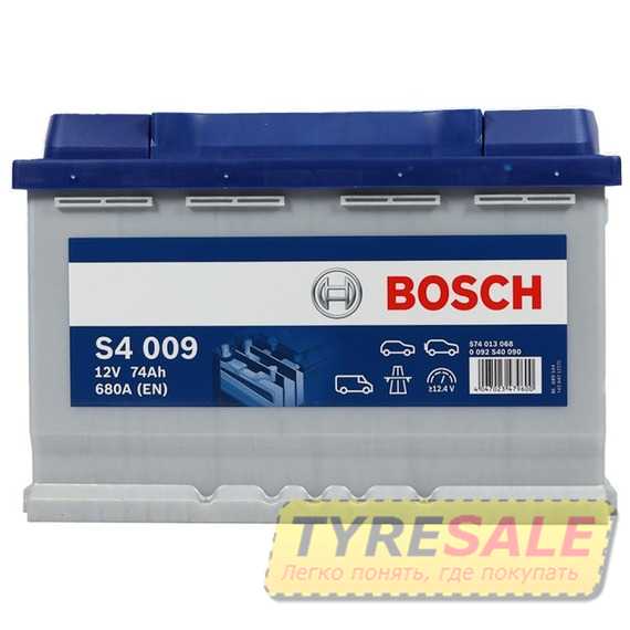 Купити Аккумулятор BOSCH (S40 090) (L3) 74Ah 680A L+