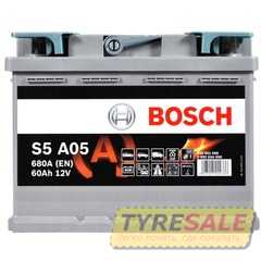 Купить Аккумулятор BOSCH AGM (S5A 050) (L2) 60Ah 680A R+