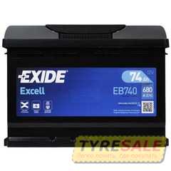 Купить Аккумулятор EXIDE Excell (EB740) 74Аh 680Ah R+