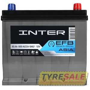 Купить Аккумулятор INTER EFB Premium Asia 6СТ-65 R+ EFB (D23)