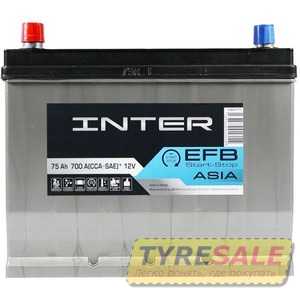 Купити Аккумулятор INTER EFB Premium Asia 6СТ-75 R+ EFB (D26)