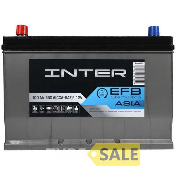 Купити Аккумулятор INTER EFB Premium Asia 6СТ-100 L+ EFB (D31)