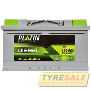 Купить Аккумулятор PLATIN Silver Diesel MF 6СТ-100 R+ (L4B)