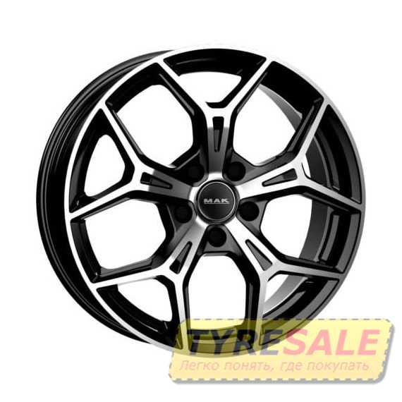 Купити Легковий диск MAK Gravel Black Mirror R18 W8 PCD6x139.7 ET50 DIA93.1