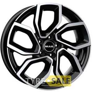 Купити Легковий диск MAK Apollo Black Mirror R16 W6.5 PCD5x108 ET38 DIA65.1