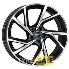 Купити Легковий диск MAK KASSEL BLACK MIRROR R17 W7.5 PCD5x112 ET30 DIA66.45