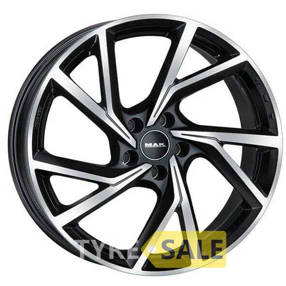 Купити Легковий диск MAK KASSEL BLACK MIRROR R17 W7.5 PCD5x100 ET46 DIA57.1